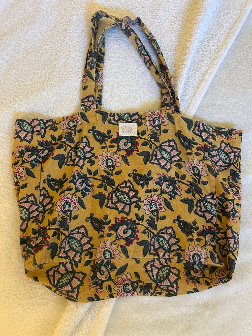 Louise Misha Honey Marigold Beverly Canvas Tote